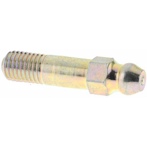 Value Collection Straight Head Angle, 1/4-28 Taper Thread Grease Fitting Zinc Plated Finish BDNA--7582-2 - 61862199