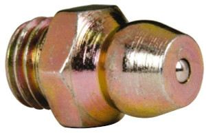 Value Collection Straight Head Angle, 1/4-28 Steel Standard Grease Fitting 7.94mm Hex 89817183 - 89817183