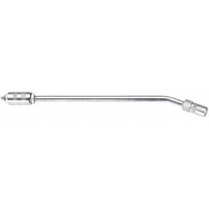 LuMax 4,500 Operating psi, 14" Long, Steel Fixed Grease Gun Rigid Extension LX-1434 - 48932073