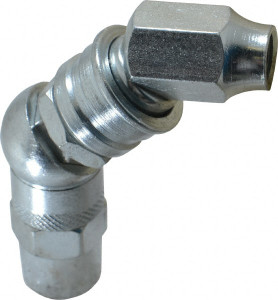 PROLUBE 7,000 Operating psi, 3-1/2" Long, 1/8 Thread, Zinc Plated Grease Gun Coupler NPT Thread HC/SW/3/N* - 78815875