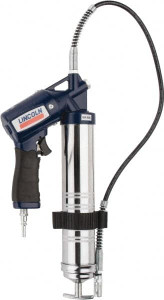 Lincoln 6,000 Max psi, Flexible Air-Operated Grease Gun 14-1 & 2 oz (Cartridge) & 16 oz (Bulk) Capacity, 1/8 Thread Outlet, Bulk & Cartridge Fill, Includes Advanced Vent Valve with Filler Nipple 1162 - 79505889