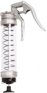 PROLUBE 5,000 Max psi, Flexible & Rigid Pistol Grease Gun 14 oz (Cartridge) Capacity, 1/8 Thread Outlet, 40 Strokes per 0.07 oz, Bulk, Cartridge & Suction Fill G5RF/N-CL - 45433307