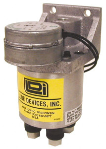 LDI Industries 0.16 cc Output per Cycle, 4 Outlet Central Lubrication System Electric Pump 66.55mm Wide x 134.37mm High, 120 Volt, Oil/Grease, 1/8-27 Outlet Thread, NPTF PMP200-04 - 84903285