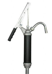 PROLUBE Oil Lubrication 0.10 Strokes/oz Flow Aluminum & Steel Lever Hand Pump For 15 to 55 Gal Container, Use with Diesel/Kerosene/Heating/Motor/Heavy/Light Oil & Other Oil-Based Fluids LBP/04 - 48552491