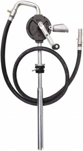 PROLUBE Oil Lubrication 10 Gal/min Flow Cast Iron Rotary Hand Pump For 15 to 55 Gal Container, Use with Alcohols, Gasoline, Naphtha & Solvents, Do Not Use with Water-Based Media RBP/3V/H/FM - 85062347