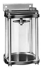 LDI Industries 5-1/2" Diam, 1/4 x 1/2 Thread, Central Lubrication System Grease Reservoir 10.69" Long, NPTF Thread, Use with PMP100/PMP200 GR168 - 84903202