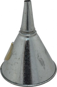 Plews Stant 1 Qt Capacity Steel Funnel 6" Mouth OD, 3/4" Tip OD, Straight Spout 1707302 - 63725618