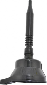 PROLUBE Plastic Funnel 6" Mouth OD, 3/4" Tip OD, 12" Flexible Spout, Black 1707008 - 63725790