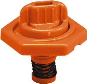 Trico 4 Gal Capacity Polyethylene Oil Storage System 7" Straight Spout, Orange 24015 - 70940309