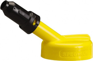 Trico 4 Gal Capacity Polyethylene Oil Storage System 1" Tip OD, 7" Straight Spout, Yellow 34420 - 70940739