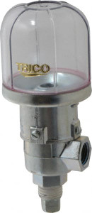 Trico 1 Outlet, Plastic Bowl, 2 Ounce Constant-Level Oil Reservoir 1/4 NPT Outlet, 1-15/16" Diam x 4-3/8" High 30062 - 09419201