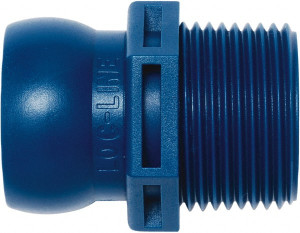 Loc-Line 3/4" Hose ID, Male to Female Coolant Hose Connector 3/4" BSPT, For Loc-Line Modular Hose Systems 61509 - 98991680