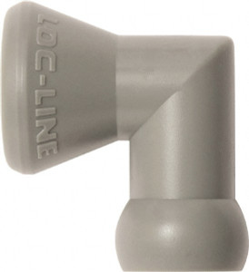 Loc-Line 1/4" Hose Inside Diam, Coolant Hose Elbow For Use with Loc-Line Modular Hose System, 20 Pieces 49435-G - 92721034