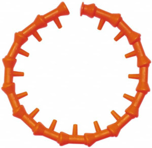 Loc-Line 1/4" Hose Inside Diam, Coolant Hose Nozzle Kit For Use with Loc-Line Modular Hose System, 16 Pieces 41479 - 09777319