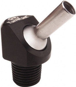 QPM Products 0.16" ID x .50" L Coolant Hose Nozzle 1/8" NPT, Use with CNC Lathes TJ00136 - 80684582