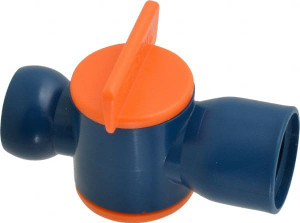 Loc-Line 10 Piece, 1/2" ID Coolant Hose Valve Pack Female to Female Connection, Acetal Copolymer Body, 1/2 NPT, Use with Loc-Line Modular Hose Systems 39853 - 04877411