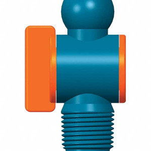 Value Collection Coolant Hose Valves, Type: NPT Valve, Hose Inside Diameter (Inch): 1/2, Thread Type: NPT, Connection Type: Male to Female, Body Material: POM, For Use With: Snap Together Hose System 4207(NPT)X2 - 96381595