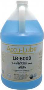 Accu-Lube LB-6000 1 Gal Bottle Cutting & Sawing Fluid Natural Ingredients, For Use on Ferrous Metals, Nonferrous Metals, Titanium LB6000 - 05651252
