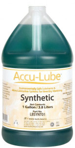 Accu-Lube 1 Gal Bottle Cutting & Sawing Fluid Synthetic, For Use on Ferrous Metals, Nonferrous Metals, Titanium LBSYNT01 - 48796163