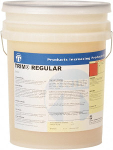 Master Fluid Solutions TRIM REGULAR 5 Gal Pail Cutting & Grinding Fluid Synthetic, For Use on Ferrous Metals REGULAR/5 - 60974250
