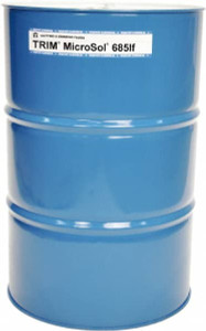 Master Fluid Solutions TRIM MicroSol 685lf 54 Gal Drum Cutting & Grinding Fluid Semisynthetic, For Use on Copper, Ferrous Metals, Iron, Nonferrous Metals, Stainless Steel, Steel MS685LF/54 - 61041604