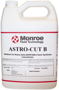 Monroe Fluid Technology Astro-Cut B 1 Gal Bottle Cutting & Grinding Fluid Semisynthetic, For Use on Ferrous Metals 0035-1-104 - 00267815
