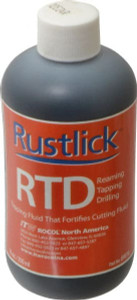 Rustlick RTD 12 oz Bottle Cutting & Tapping Fluid Water Soluble, For Use on Ferrous Metals, Steel, Titanium 69016 - 02012029