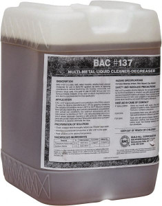 Made in USA 5 Gal Pail Parts Washer Fluid Water-Based 13705 - 09440686