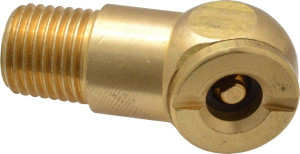 Coilhose Pneumatics Closed Check Brass Air Chuck Ball Foot Chuck, 1/4 MPT A810 - 00577304