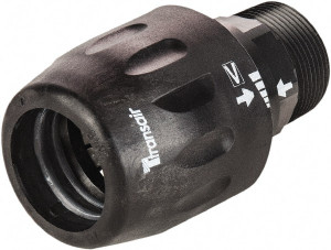 Transair 1/2" ID, 16.5mm OD, Male Connector Plastic, 232 Max psi, 1/2 Male NPT, 2-11/16" Long 6605 17 22 - 37464922