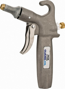 Guardair 120 Max psi Standard Safety Pistol Grip Blow Gun 1/4 NPT, Aluminum 74SK - 48778039