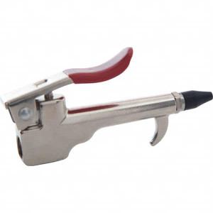 Value Collection 90 Max psi Rubber Thumb Lever Blow Gun 1/4 NPT, 1" Tube Length, Chrome Plated Zinc 4011955513JP - 40247835