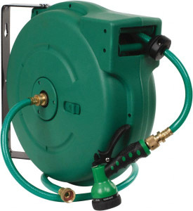 Value Collection 65 ft. Spring Retractable Hose Reel 140 psi, Hose Included 701204 - 04541843