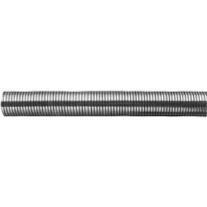Federal Hose 2-3/4" ID, -60 to 400°F, Galvanized Steel Unlined Flexible Metal Duct Hose 11" Bend Radius, 25 ft. Long 12218 - 48533277
