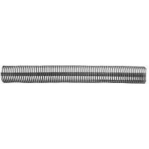 Federal Hose 1-3/4" ID, 1,800°F Max, Stainless Steel Unlined Flexible Metal Duct Hose 7" Bend Radius, 25 ft. Long 12165 - 48534200