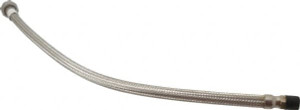 Made in USA 30" OAL, 1/2" ID, 1,040 Max psi, Flexible Metal Hose Assembly 1/2" Fitting, Stainless Steel Fitting, Stainless Steel Hose 48426308 - 48426308