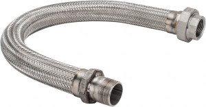 Made in USA 36" OAL, 1-1/2" ID, 410 Max psi, Flexible Metal Hose Assembly 1-1/2" Fitting, Stainless Steel Fitting, Stainless Steel Hose 48429344 - 48429344