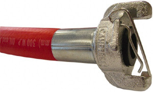 Continental ContiTech 3/4" ID x 1.1" OD 50 ft. Long Jackhammer Hose Universal Style Coupling Ends, 200 Working psi, 180°, 3/4" Fitting, Red 20665550 - 30019723 Continental ContiTech 3/4" ID x 1.1" OD 50 ft. Long Jackhammer Hose Universal Style Coupling Ends, 200 Working psi, 180°, 3/4" Fitting, Red 20665550 - 30019723