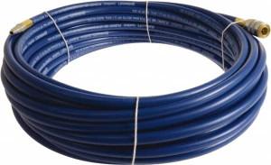 Continental ContiTech 1/2" ID x 0.78" OD 50 ft. Long Multipurpose Air Hose Industrial Interchange Safety Coupler x Male Plug Ends, 300 Working psi, -10 to 158°F, 1/2" Fitting, Blue PLB05030-50-51 - 55884084