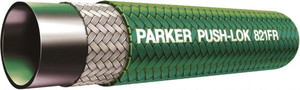 Parker Hannifin 3/4" ID x 1.03" OD CTL Push-on Air Hose 250 Working psi, -40 to 212°F, Green 821FR-12-GRN-RL - 33683061