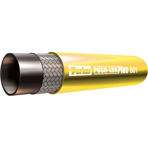 Parker Hannifin 5/8" ID x 0.91" OD CTL Push-on Air Hose 300 Working psi, -40 to 257°F, Gray 801-10-GRA-RL - 42115899