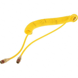 Value Collection Coiled & Self-Storing Hose, Inside Diameter (Decimal Inch): 0.1600, Material: Polyurethane, Fitting Type: Swivel, Length (Feet): 15, Thread Size: 1/4, Maximum Working Pressure (psi): 125 BD-KP84114 - 53603767