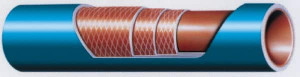 Federal Hose 2-1/8" ID x 2.45" OD x 3 ft. OAL, Coolant Hose -65 to 350°F, Blue 5515-2125 - 00050443