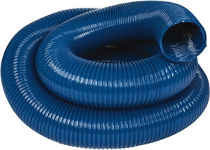 Hi-Tech Duravent 6" ID, 25 ft. Long, PVC Blower & Duct Hose Blue, 7-1/2" Bend Radius, 10 In/Hg, 8 Max psi, -20 to 180°F, Abrasion and Chemical Resistant 202106004025 - 48507990