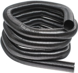 Hi-Tech Duravent 3" ID, 25 ft. Long, Polyethylene Blower & Duct Hose Black, 5-1/4" Bend Radius, 5 In/Hg, 8 Max psi, -30 to 160°F, UV Resistant 214103001025 - 48509194
