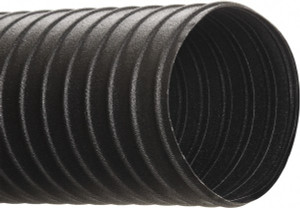 Hi-Tech Duravent 5" ID, 25 ft. Long, Neoprene Coated Polyester Blower & Duct Hose Black, 7-1/2" Bend Radius, 20 In/Hg, 24 Max psi, -40 to 250°F, Chemical and Abrasion Resistant 111005000002 - 48527113