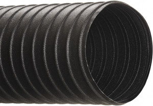 Hi-Tech Duravent 6" ID, 25 ft. Long, Neoprene Coated Polyester Blower & Duct Hose Black, 9" Bend Radius, 17 In/Hg, 23 Max psi, -40 to 250°F, Chemical and Abrasion Resistant 111006000002 - 48527139