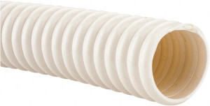 Continental ContiTech 1" ID, 29 Hg Vac Rating, 37 psi, PVC Vacuum & Duct Hose, White, 2-1/2" Bend Radius, 15 to 150°F 20013089 - 48569529
