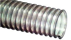 Kuriyama of America 8" ID, 5 Hg Vac Rating, 4 psi, Polyurethane Vacuum & Duct Hose, Clear, 8" Bend Radius, -40 to 150°F UVF-800 - 48739882