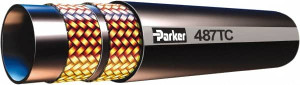 Parker Hannifin Hydraulic Hose, Inside Diameter (Inch): 1/4, Working Pressure (psi): 4,000.00, Hose Length (Feet): 475.00, Material: Synthetic Rubber 487TC-4-RL - 61288700